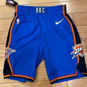 NWT NIKE NBA OKC ENGINEERED BASKETBALL SHORTS